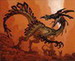   Fiery Raptor