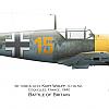 Bf109E-4 Uffz. Kurt Wolff. 3./JG 52. Coquelles. France. Battle of Britain 1940 by Wotan